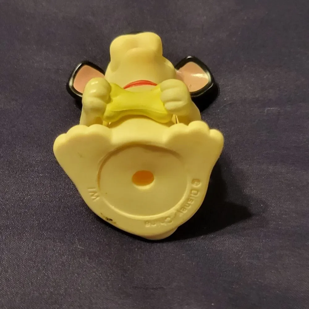 1990s VINTAGE DISNEY 101 DALMATIONS PUPPY FIGURE WITH MOVEABLE BONE